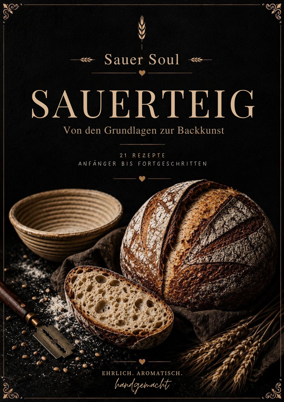 Sauerteig-Rezeptbuch PDF von SauerSoul – 21 Rezepte von Anfänger bis Fortgeschritten