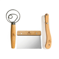 Sauerteig Set von SauerSoul – Brotback-Set mit dänischem Teigbesen, Teigschaber und Brotmesser