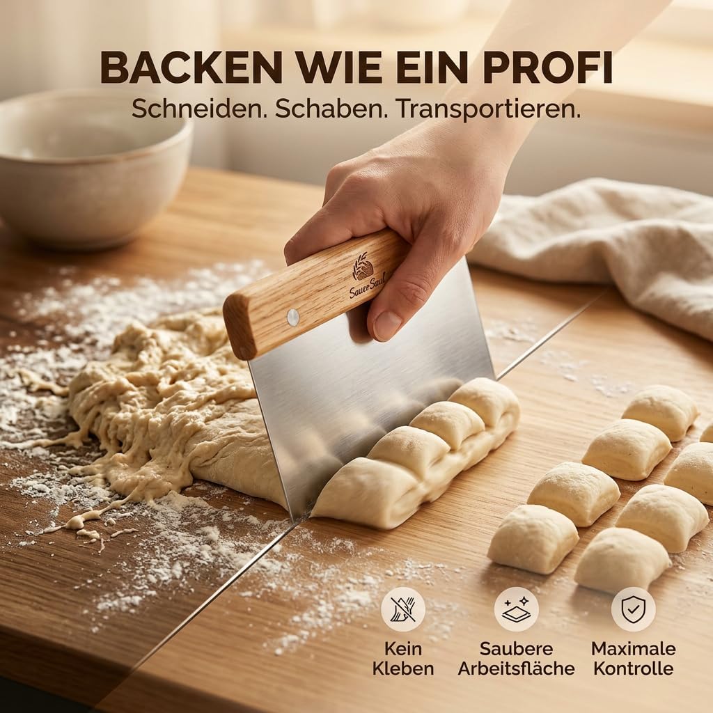 Premium Sauerteig Backset – 3 unverzichtbare Brotback-Werkzeuge
