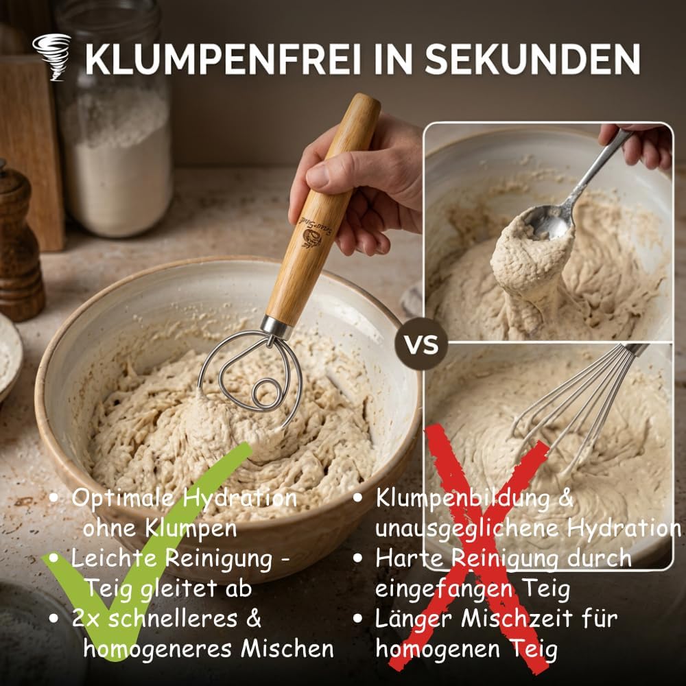 Premium Sauerteig Backset – 3 unverzichtbare Brotback-Werkzeuge