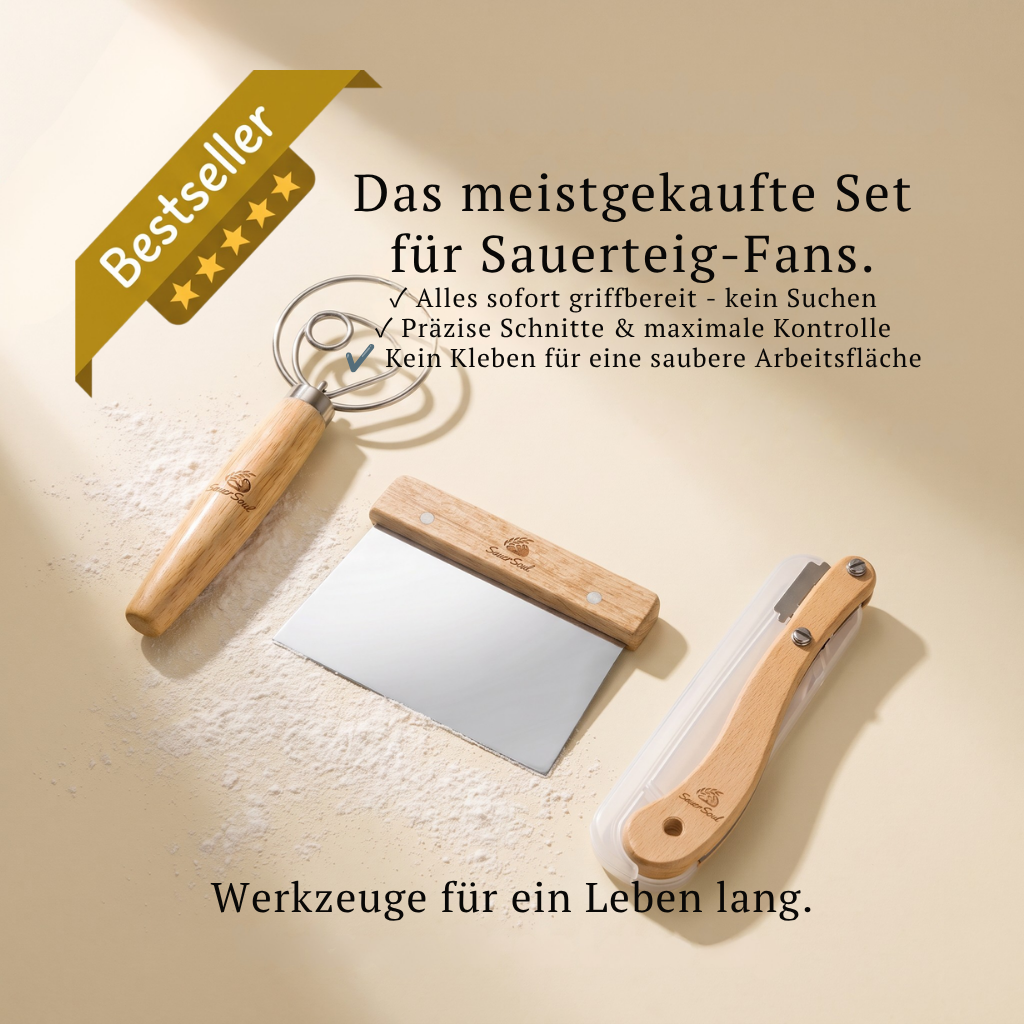 Sauerteig-Backset als Geschenk für Hobbybäcker – SauerSoul Geschenkset