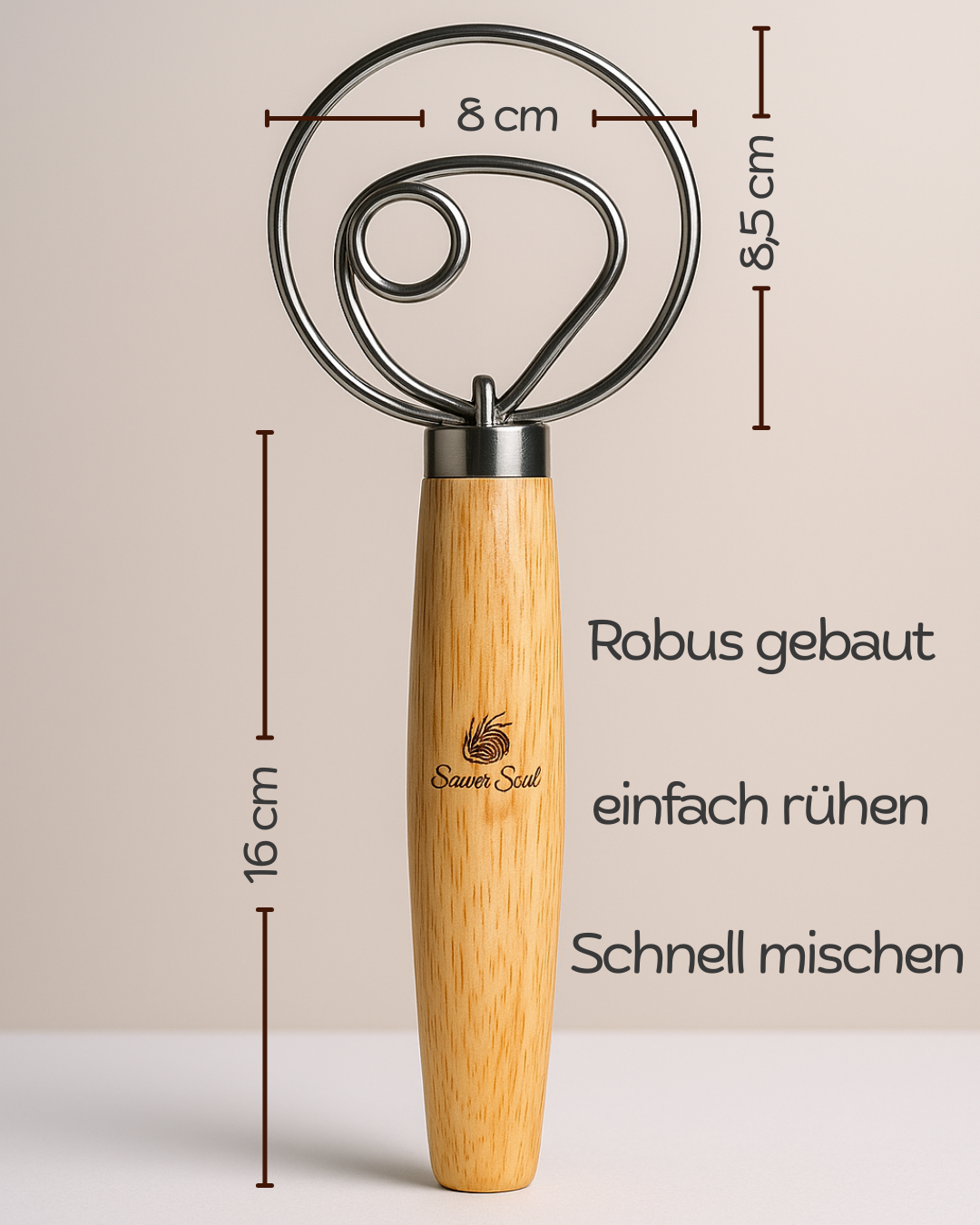 Backset aus Holz und Edelstahl – Bild 2