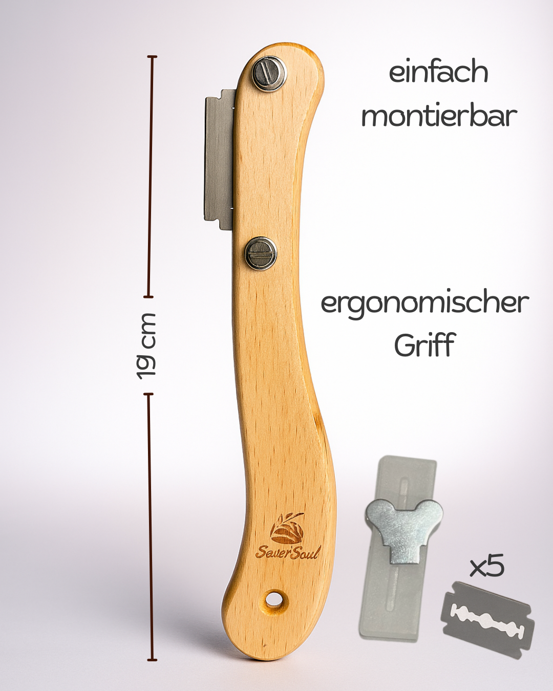 Backset aus Holz und Edelstahl – Bild 3
